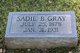  Sadie B Gray