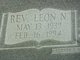 Rev Leon Nicholson