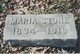  Maria <I>Martin</I> Stone