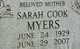  Sarah <I>Cook</I> Myers