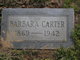  Barbara Wilma <I>Bruner</I> Carter
