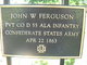 Pvt John W Ferguson