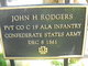 Pvt John H Rodgers