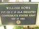 Pvt William W. Rowe