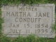  Martha Jane Conduff