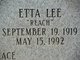  Etta Lee <I>Reach</I> Albright