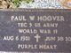  Paul Woodrow Hoover