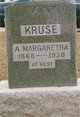 Anna Margaretha “Margaret” <I>Vogel Schneider</I> Kruse
