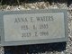  Anna Elizabeth <I>Hagin</I> Waters