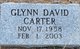  Glynn David Carter