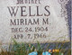  Miriam Marjorie <I>Stull</I> Wells