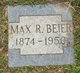  Max Richard Beier