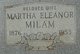 Martha Eleanor <I>Rose</I> Milam