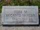  Vera Mae <I>McCants</I> McKean