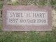 Sybil H Whisler Hart Photo