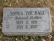 Sophia “Zoe” Syznal Hall Photo