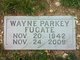  Wayne Parkey Fugate