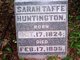  Sarah <I>Taffe</I> Huntington