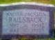  Walter Jackson Railsback