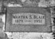  Martha S. <I>Bayless</I> Blair