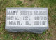  Mary <I>Stuts</I> Adams