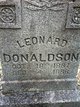  Leonard Donaldson