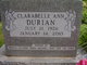  Clarabelle Ann <I>Kaska</I> Durian