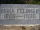  Fredericka Caroline Maria “Ricka” <I>Kleist</I> Feldman