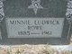  Minnie <I>Williams</I> Ludwick-Rowe