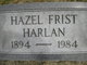  Mary Hazel <I>Frist</I> Harlan