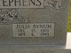  Julia <I>Bynum</I> Stephens