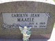  Carolyn Jean <I>Tipton</I> Maaele