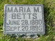  Maria M Betts
