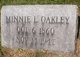  Minnie L <I>Colville</I> Oakley