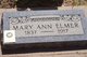 Mary Ann <I>Richardson</I> Elmer
