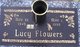  Lucy Frances <I>White</I> Flowers