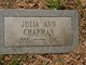  Julia Ann <I>Glenn</I> Chapman