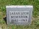  Sarah <I>Speir</I> McMahan