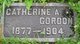  Catherine Agnes <I>Haslem</I> Gordon