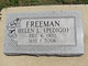  Helen Louise <I>Pedigo</I> Freeman
