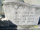  Martha Matilda <I>Webb</I> Crumpton