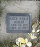  Alice <I>Whale</I> Miller
