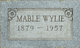  Mary Isabellah “Mable” <I>Johnson</I> Wylie
