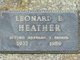  Leonard Earl “Lennie” Heather