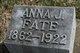  Anna Julia <I>Foster</I> Fate
