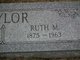  Ruth <I>White</I> Taylor
