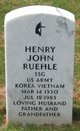  Henry John Ruehle