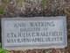  Ann Watkins “Annie” Wakefield