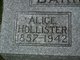  Alice <I>Hollister</I> Barrett
