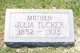  Julia <I>Moylan</I> Tucker